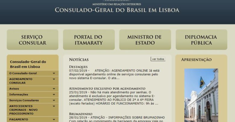 Como fazer agendamento no consulado brasileiro em lisboa